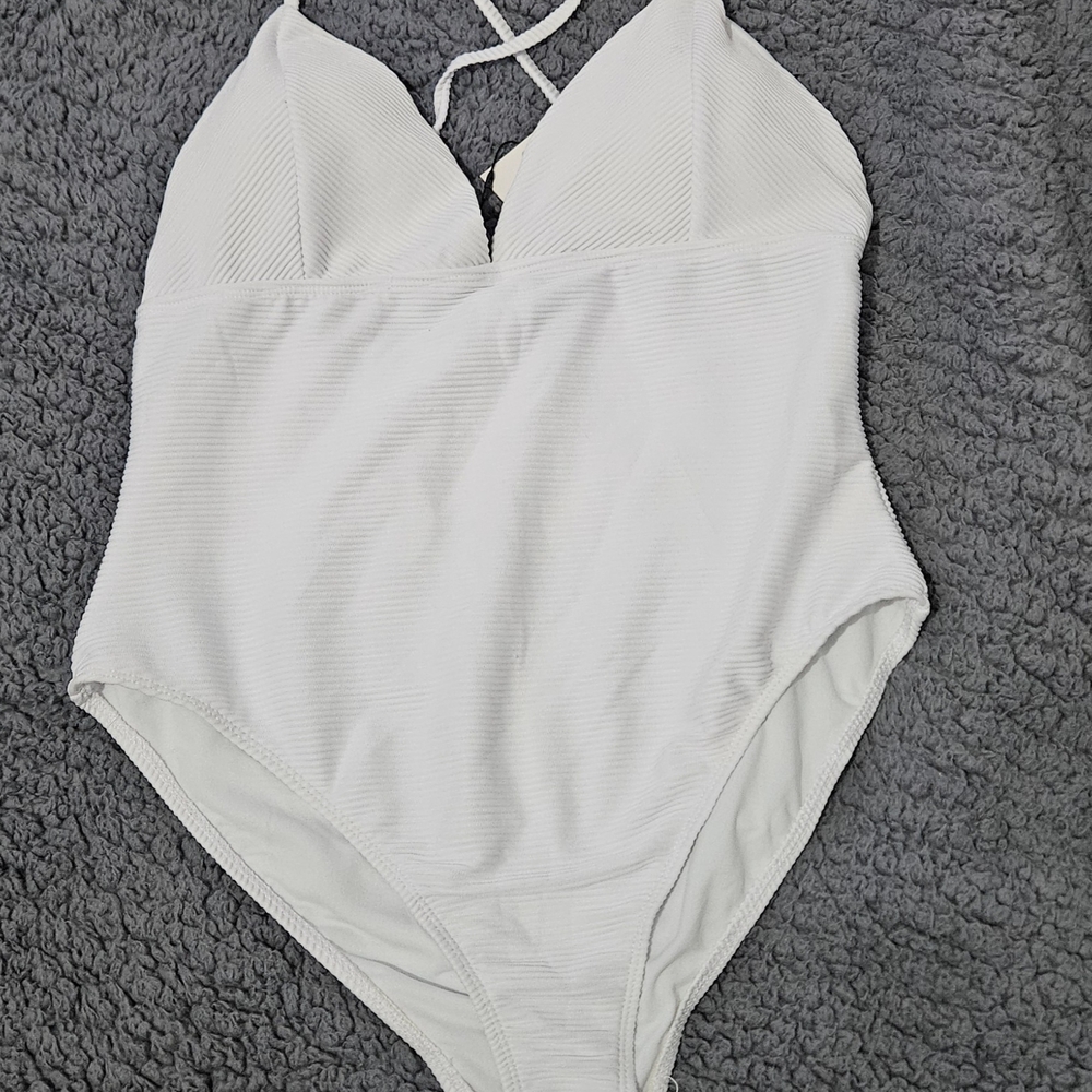 White One Piece Swimsuit